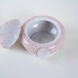 Ceramic sugar bowl, Italian design, 1970s, made in Italy