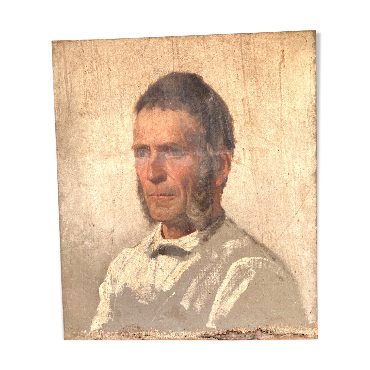 Old portrait of a man with a rouflaquettes