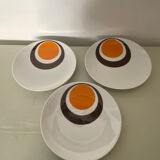 Set of 10 vintage plates