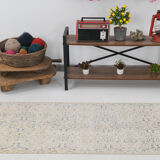 Tapis bleu persan runner, 80x286cm