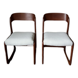 Paire de chaises baumann