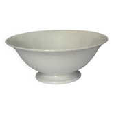 Old white faience salad bowl - Saint Amand Hamage north