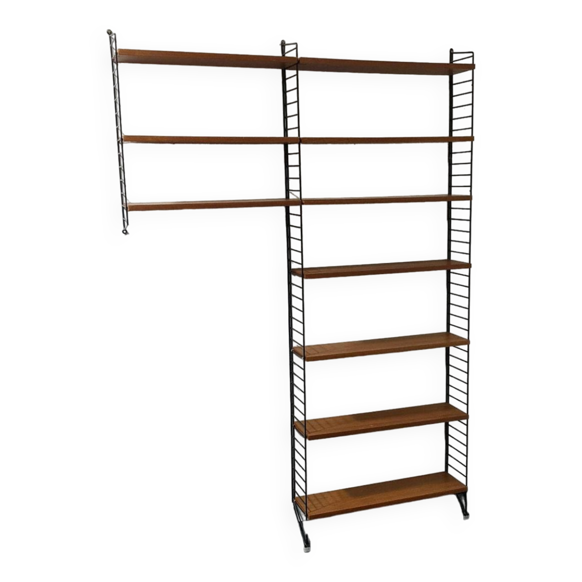 Vintage Danish design shelving unit by Nisse Strinning