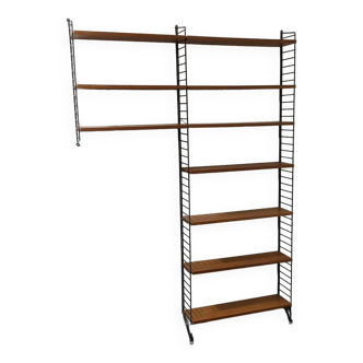 Vintage Danish design shelving unit by Nisse Strinning