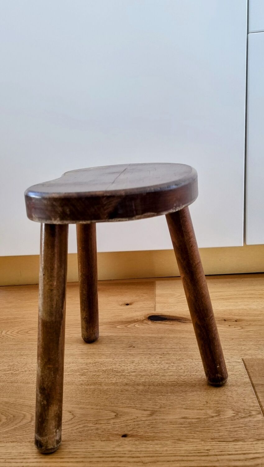 Vintage shepherd tripod stool