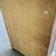 Buffet armoire with 4 doors, diamond point, stripped in light oak from the 1970s.