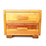 Raw pine chest of drawers