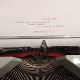 Typewriter Hermès Baby Bleu Pastel