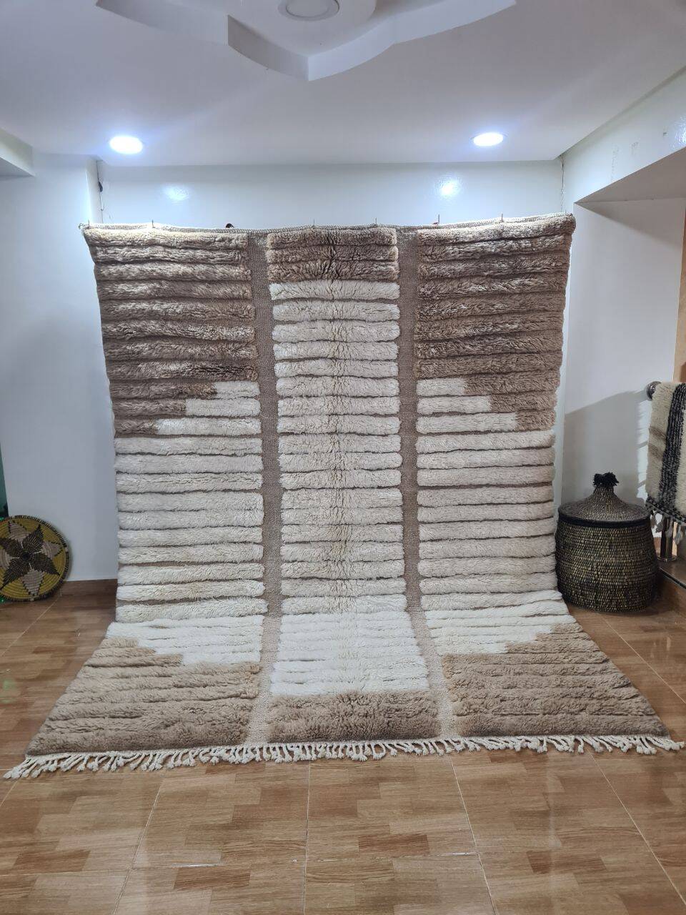 Berber rug mrirt vintage exceptional wool 200x250 cm