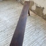 Solid oak bench 230 cm