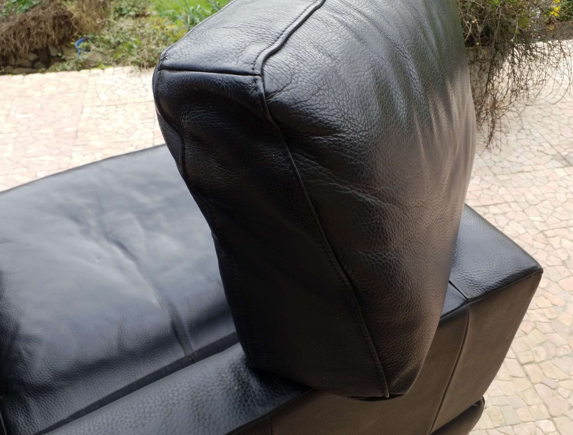 Leather armchair