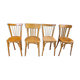 Lot of four old bistro chairs