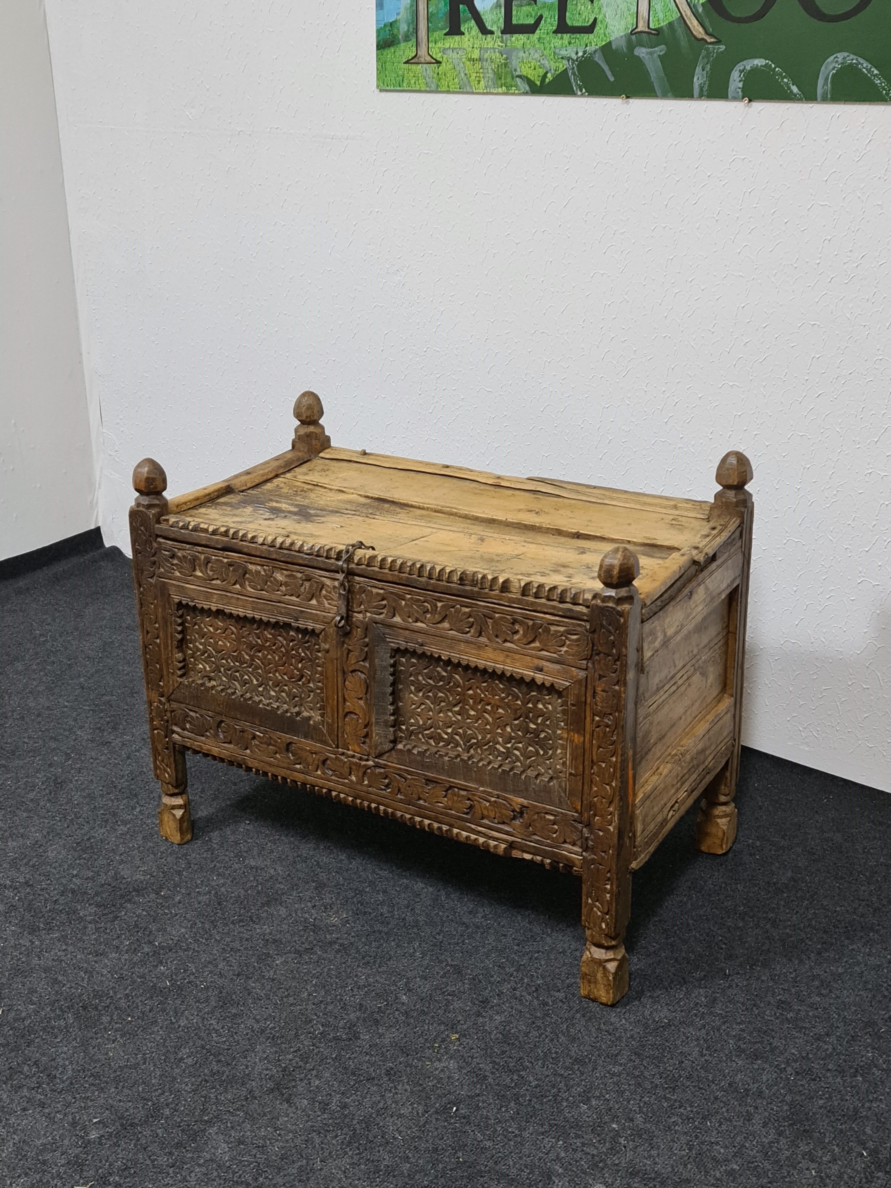 Antique Vintage Swat Valley Dowry Chest