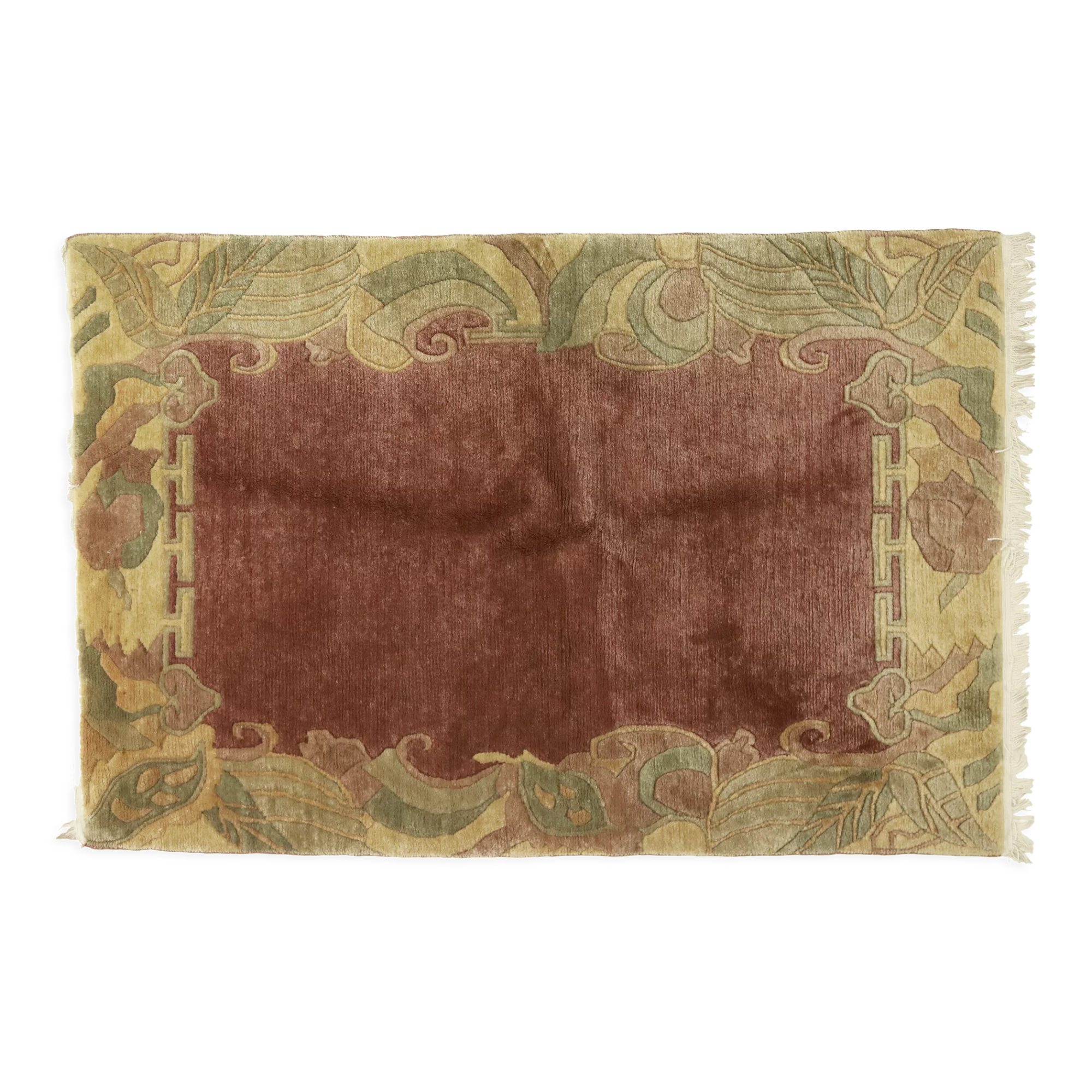 Anatolian handmade vintage rug 185 cm x 120 cm