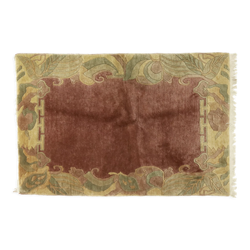 Anatolian handmade vintage rug 185 cm x 120 cm