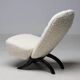 Congo chair by Theo Ruth for Artifort, white, mid-century modern.