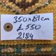 Tapis runner turc, 350x81 cm laine, tribal vintage