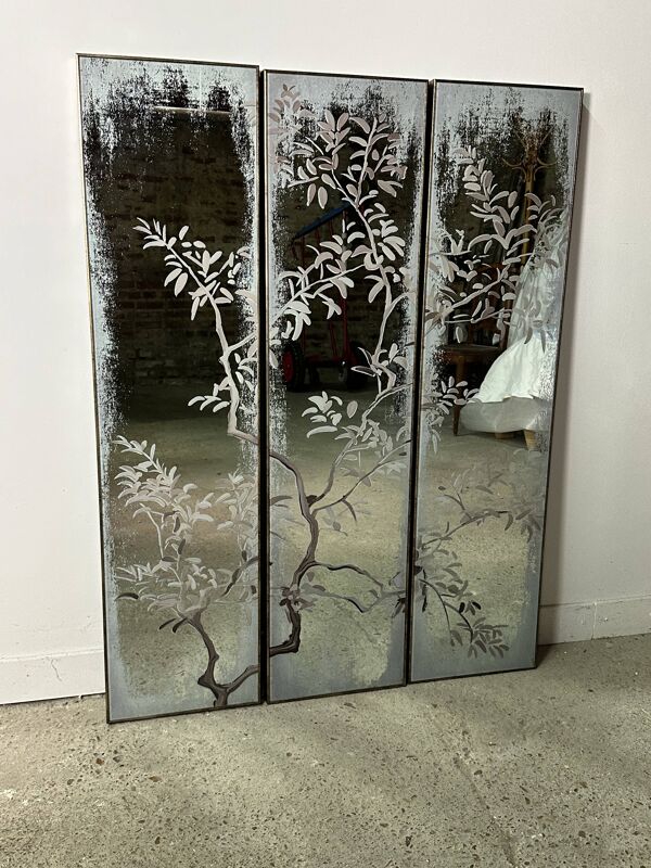 Miroir triptyque années 2000