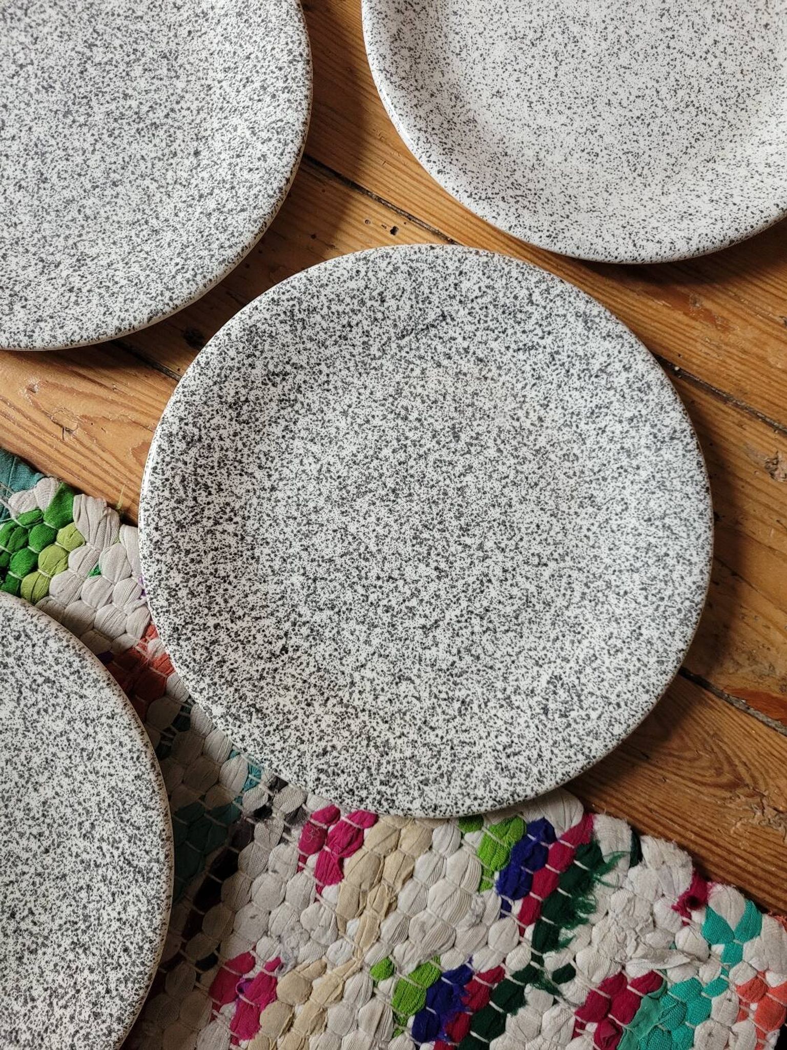 Set of 6 Ceramica Dalia Italy dessert plates