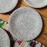 Lot de 6 assiettes à dessert Ceramica Dalia Italy