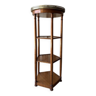 Cherry wood serving shelf circa 1950