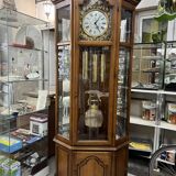 Artisanal Comtoise oak clock
