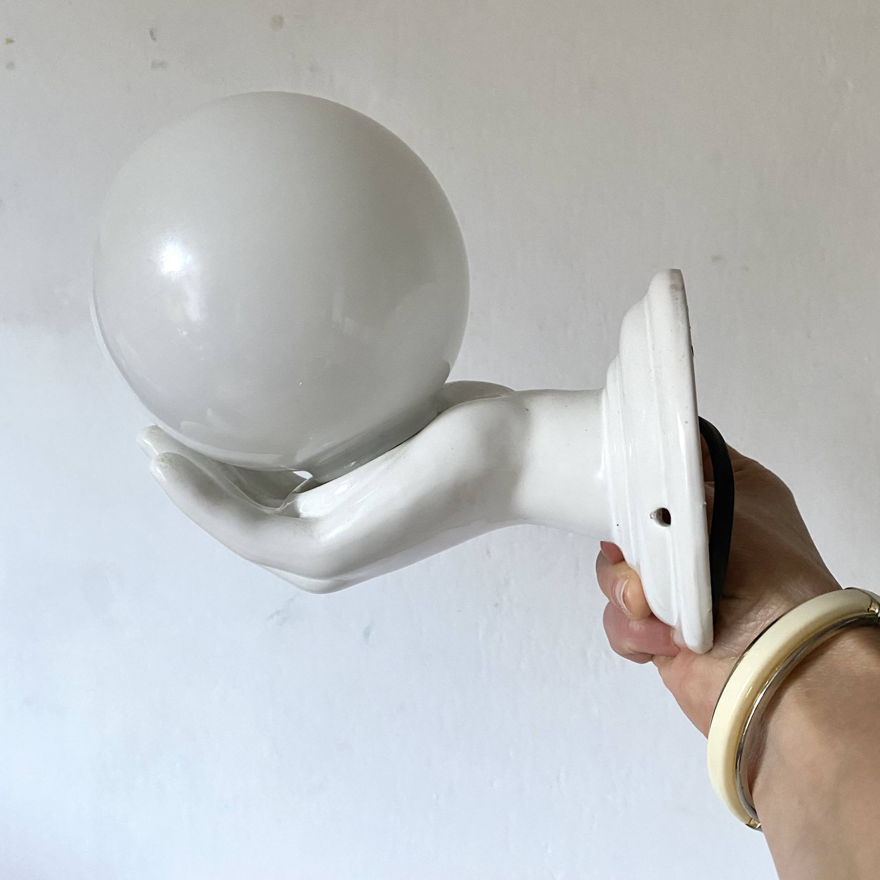 Vintage handmade wall light