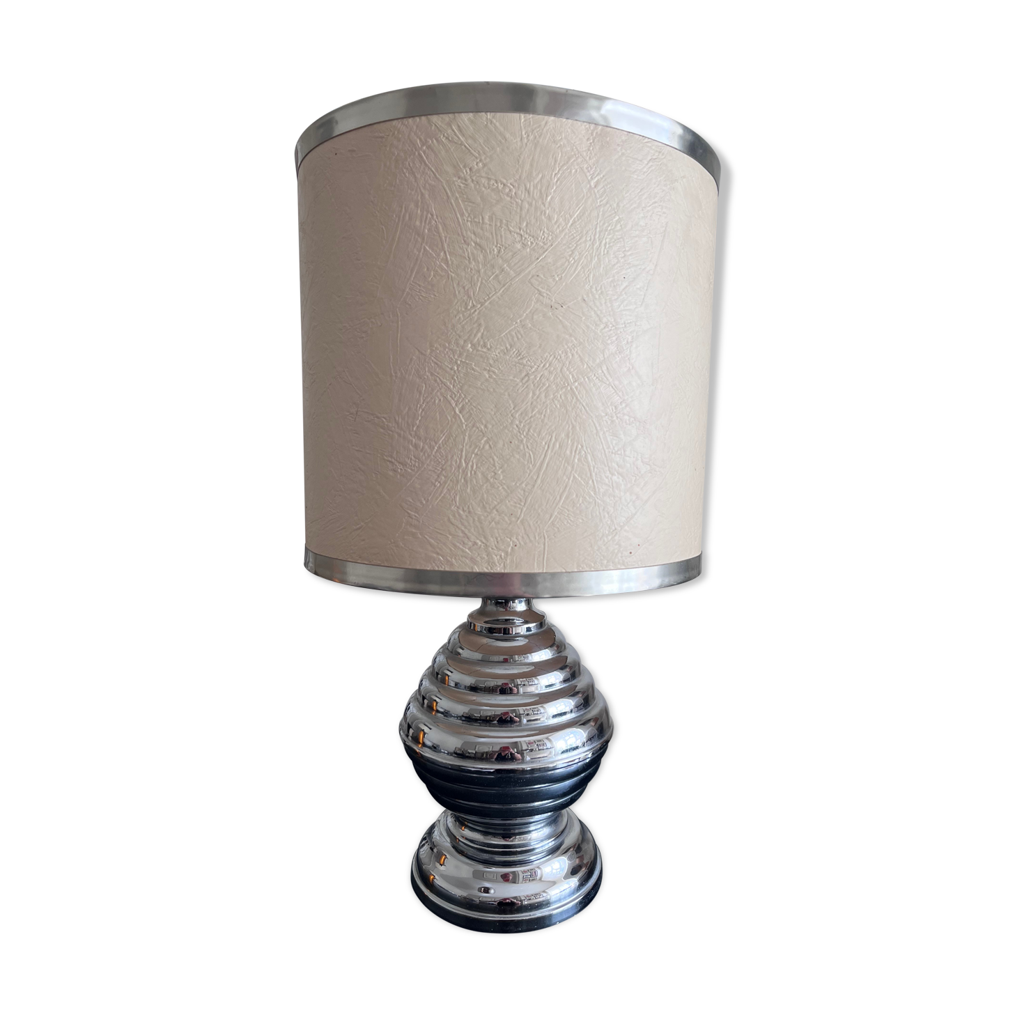 Lamp in chrome metal 70s