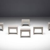 Bossche School Stools by Dom Hans van der Laan & Jan de Jong, Netherlands, 1970s