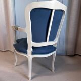 Paire de fauteuils cabriolet style Louis XV