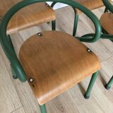 Nursery school chairs by Jacques Hitier, 50s