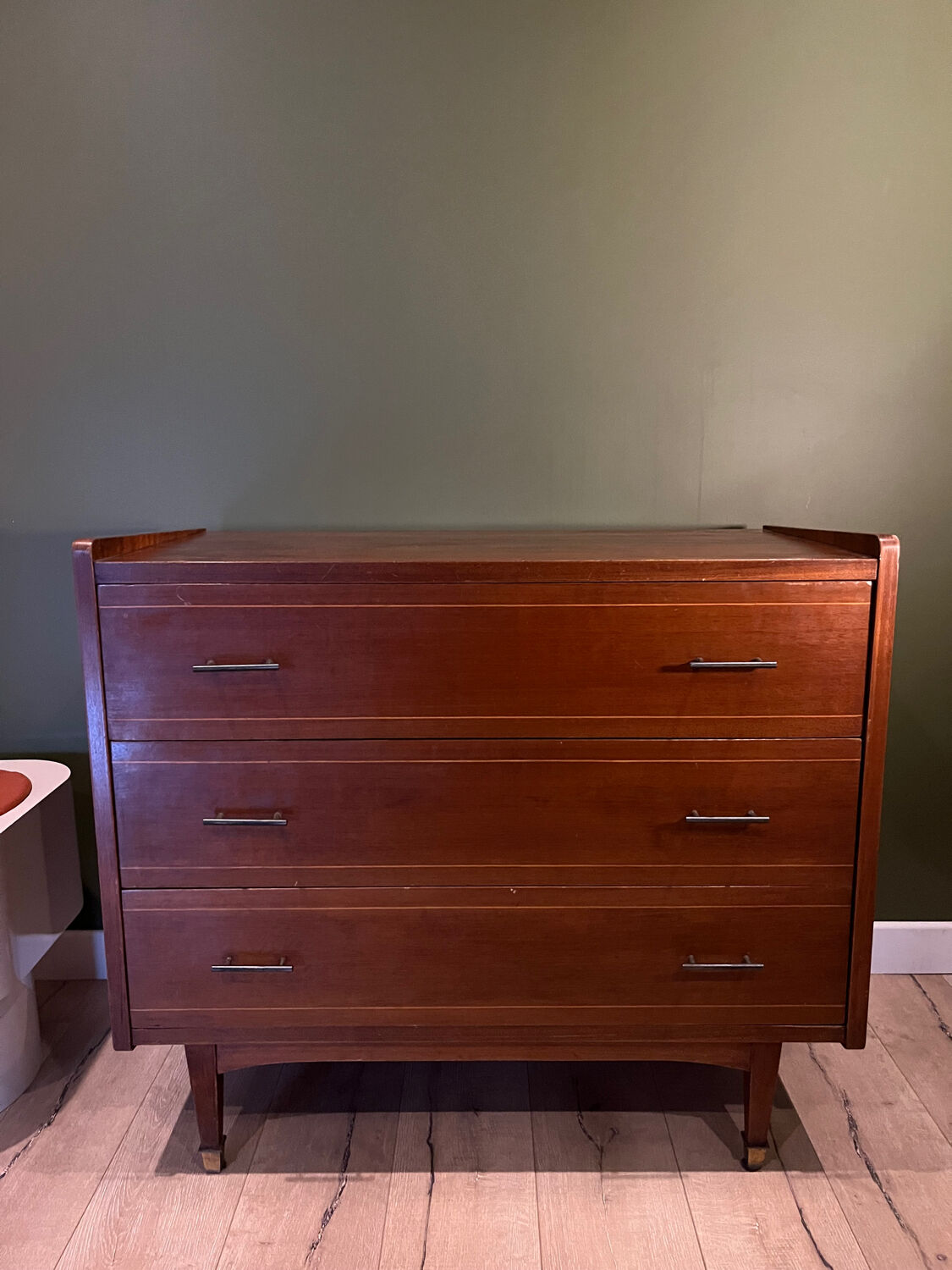 Vintage 60s wooden chest of drawers