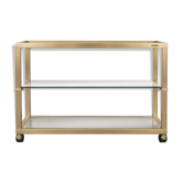 Vintage rolling dessert trolley Pierre Vandel