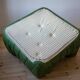 Green leather Togo living room set by Michel Ducaroy for Ligne Roset, 1979, set of 5