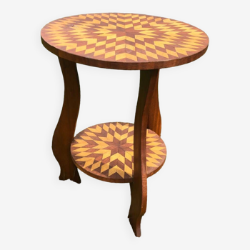 Table d’appoint marqueterie