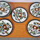 Dessert plates Boch La Louvière 1970.