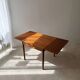 Scandinavian design dining table in solid teak from the 1960s.
