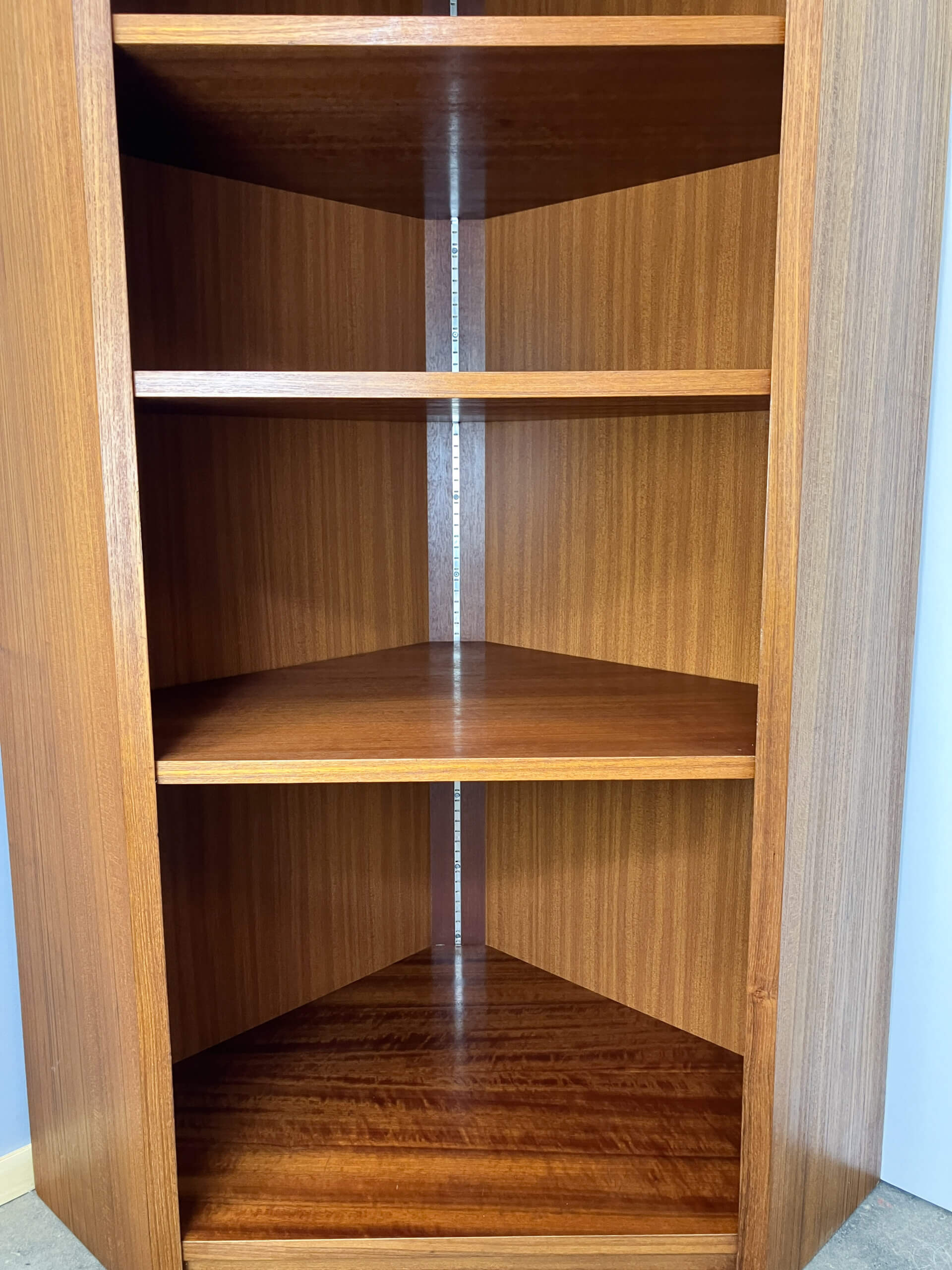Corner shelf, teak, 1960s