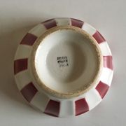 Set de 3 bols de faience terre de fer début 20