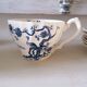Ensemble de 4 tasses et soucoupes en faïence anglaise
