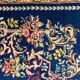 Tapis persan Ghoom laine et soie 138x214 cm