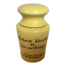 Mustard mustard pot yellow earthenware