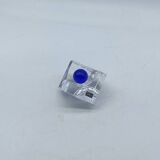 Daum France 🇫🇷 blue ball ashtray / pocket emptier