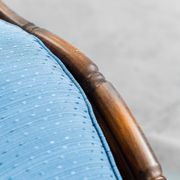 Vintage 2-seater sofa in bamboo and Vienna straw 1960s modernism