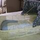 White rattan baby bed bassinet France 70's