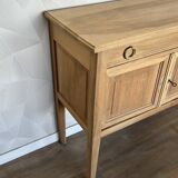 Vintage airbrushed console side table