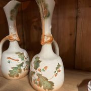 Paire de carafe en porcelaine