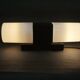 Pair of Czechoslovak Opaline Glass and Bakelite Wall Lights, 1960s