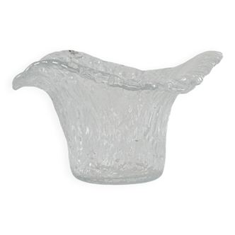 Glass vase, Swedish design, 1960s, manufacturer: Pukeberg