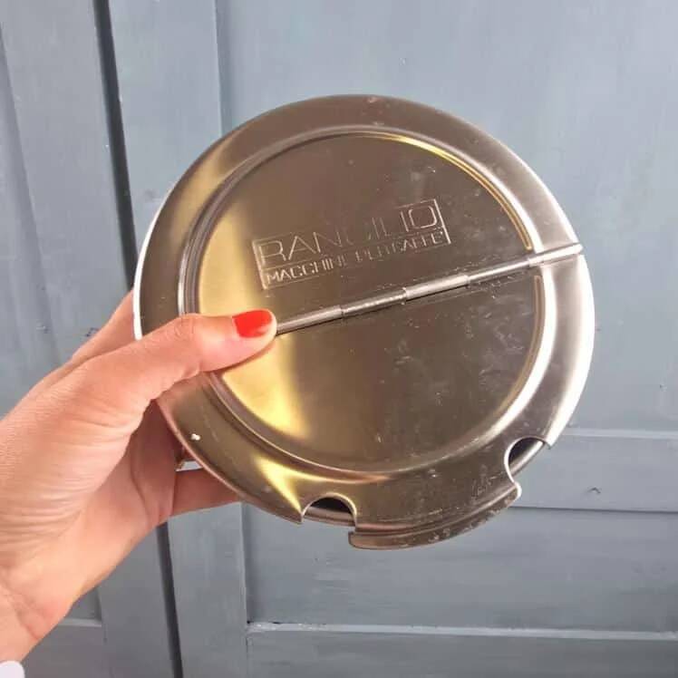 Rancilio stainless steel sugar box 18/10 – Italian bistro coffee accessory